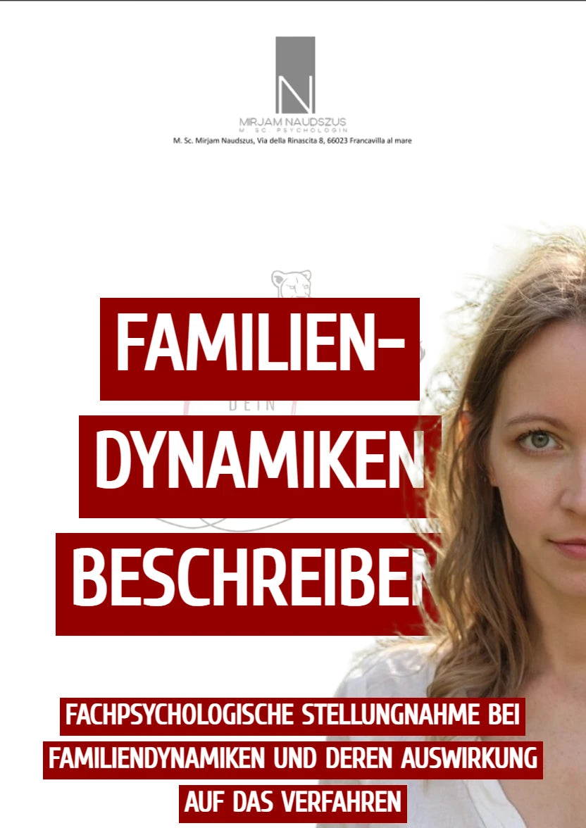 Fachpsychologische Stellungnahme zu Familiendynamiken für 600 €
