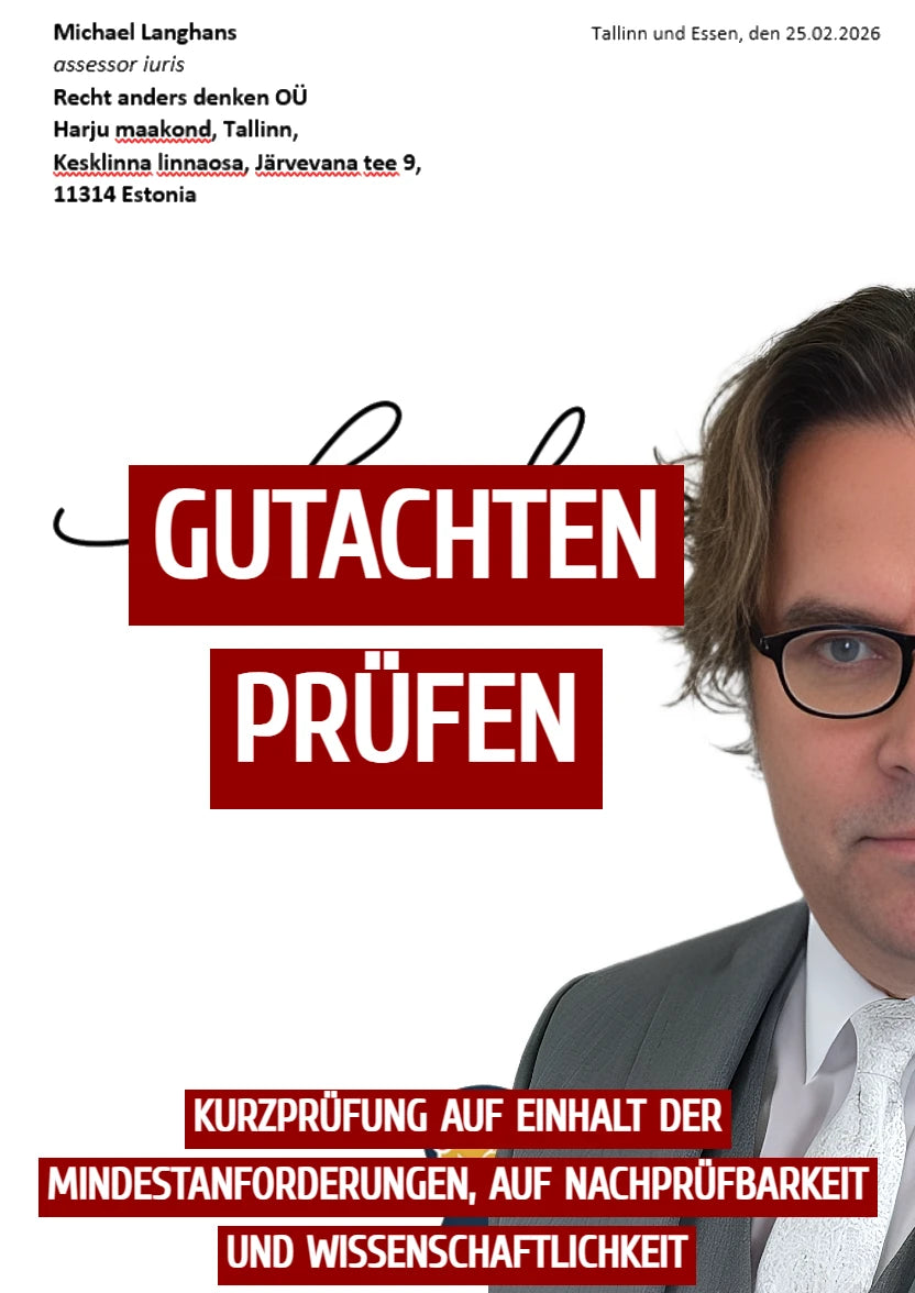 Gutachten prüfen und anfechten - Kurzrezension familienpsychologisches Gutachten 620 €