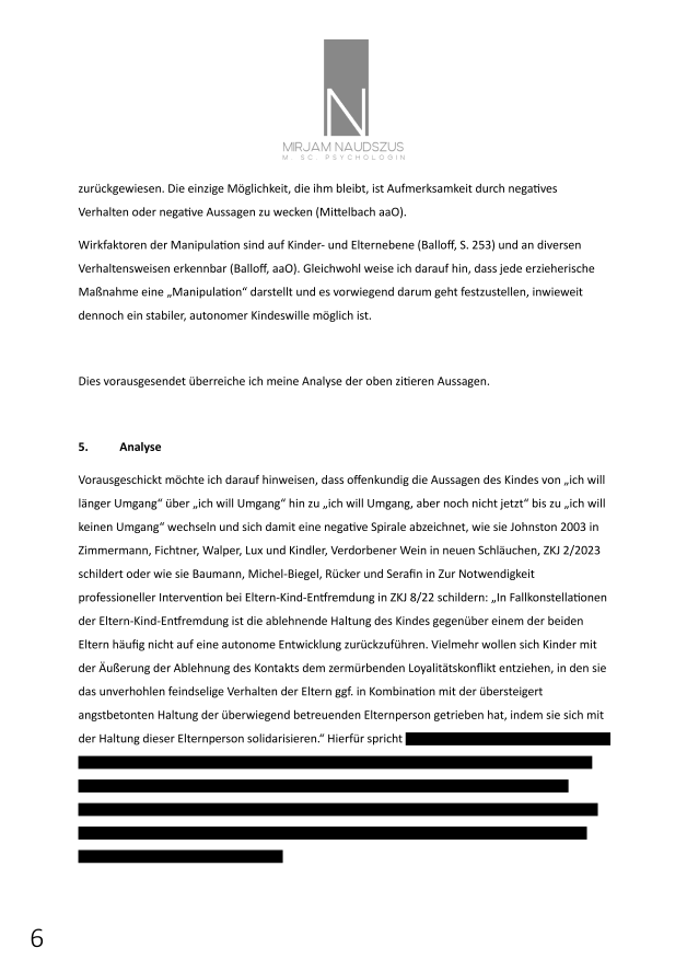 Manipulation des Kindes prüfen ab 500 €